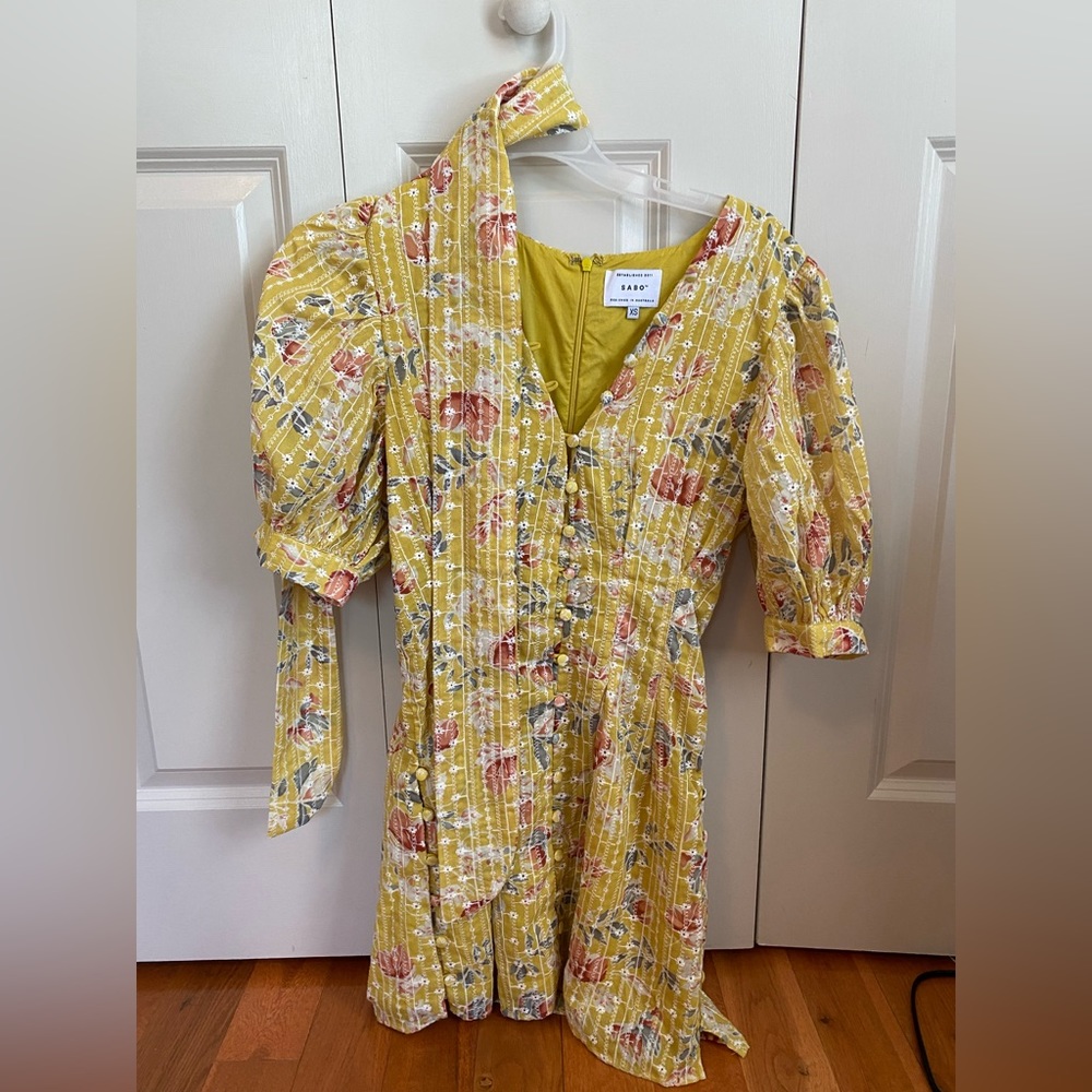Sabo skirt yellow dress